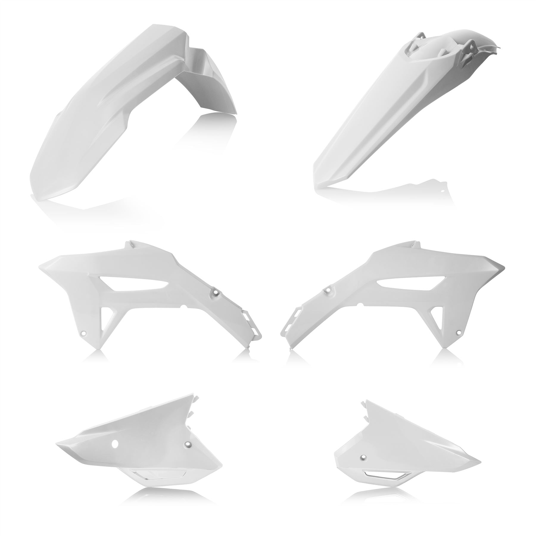 Acerbis Plastic Kit White For HONDA CRF 250 R 2022-2024